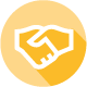 Immer für Sie da Icon Händeschütteln
